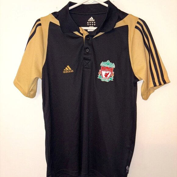 LIVERPOOL 2008 2009 PRE-MATCH ADIDAS POLO SHIRT JERSEY ADIDAS 658486 sz S - Picture 1 of 10